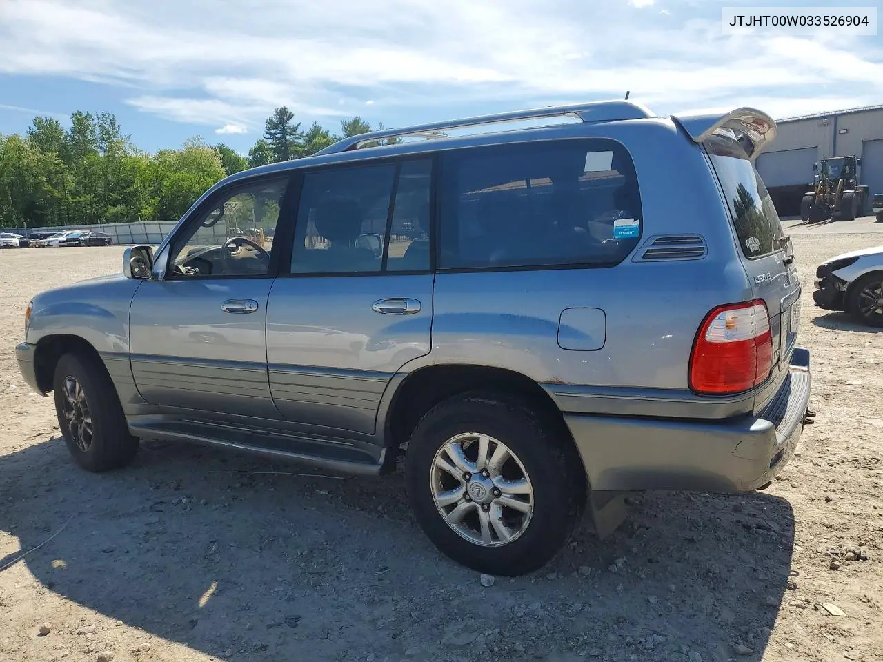 2003 Lexus Lx 470 VIN: JTJHT00W033526904 Lot: 54769106
