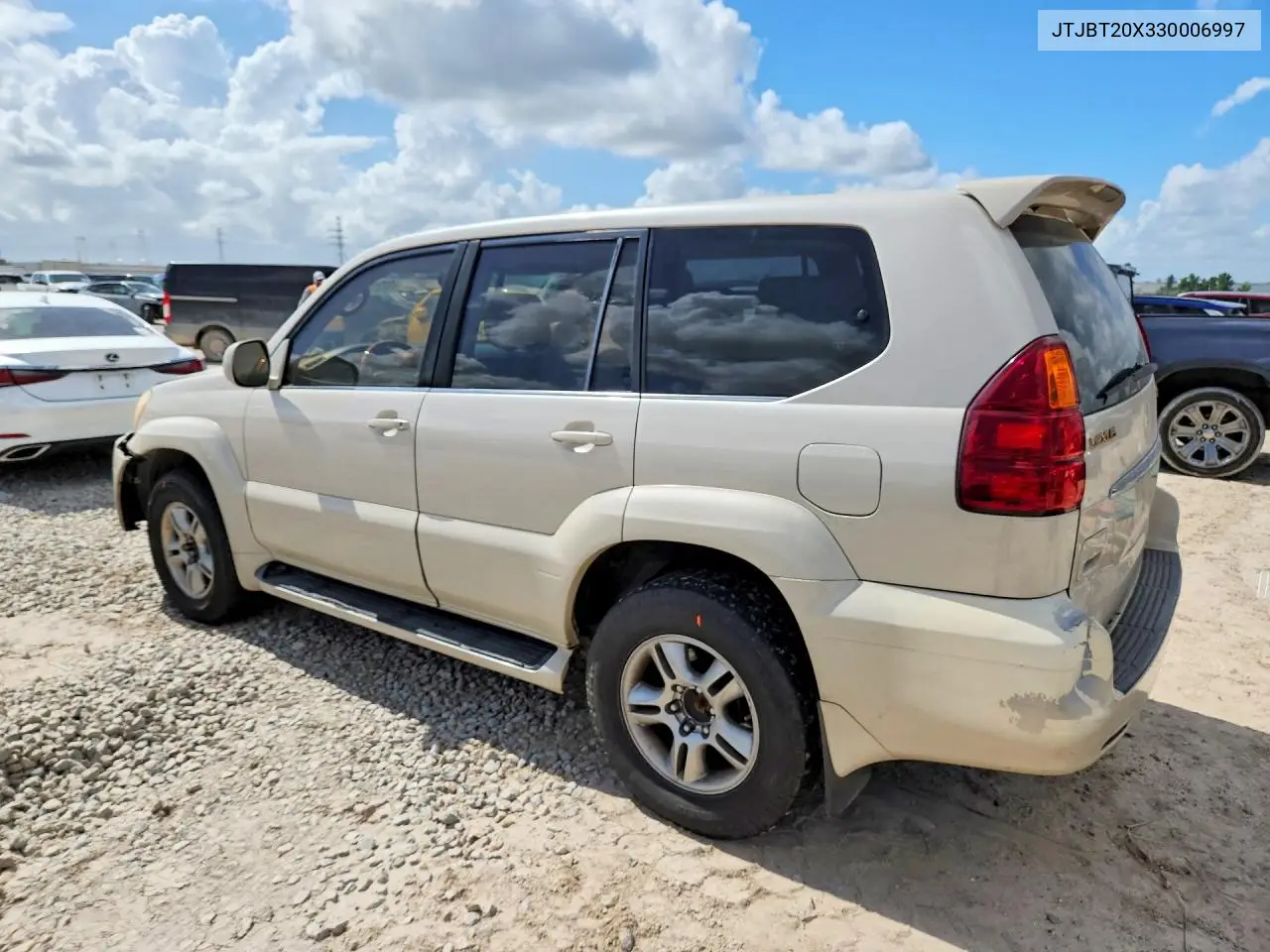 2003 Lexus Gx 470 VIN: JTJBT20X330006997 Lot: 57210556