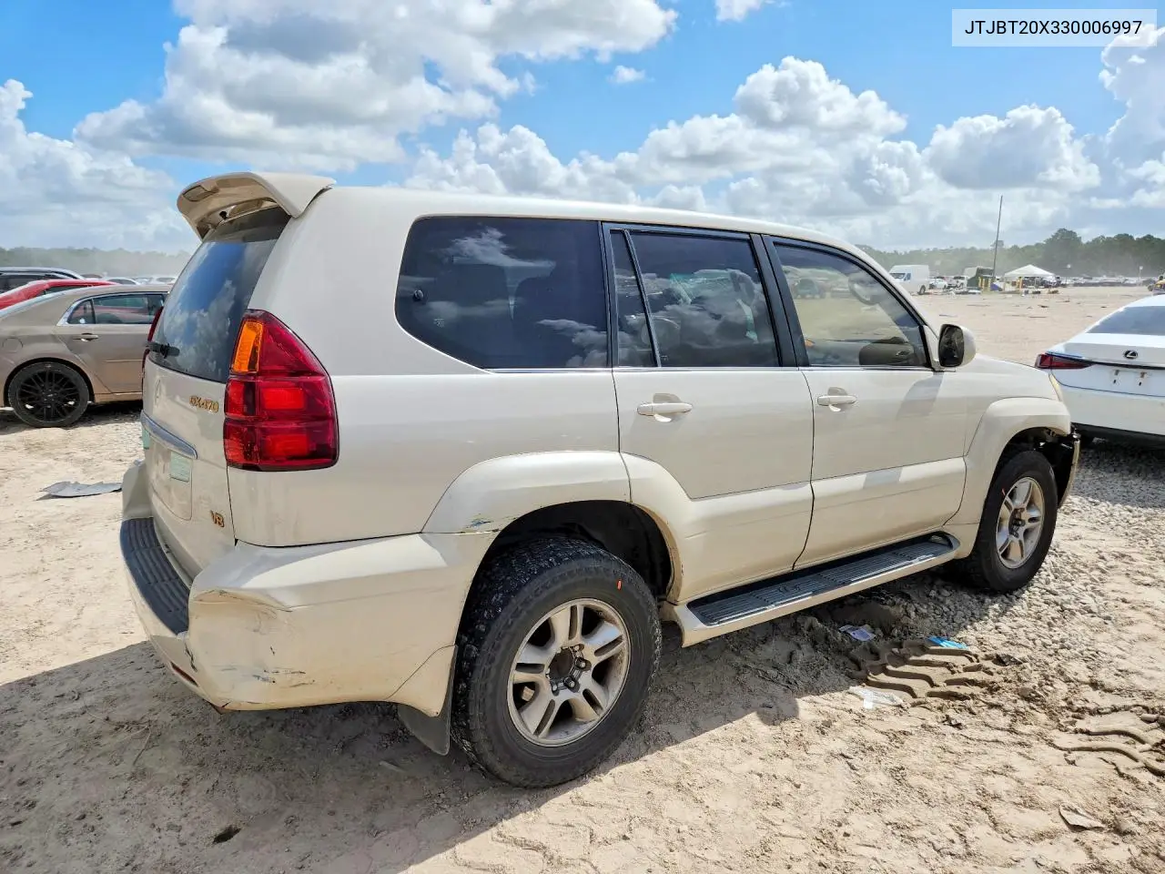 2003 Lexus Gx 470 VIN: JTJBT20X330006997 Lot: 57210556