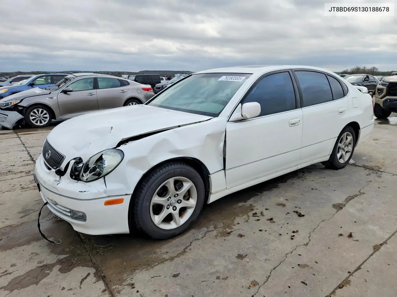 2003 Lexus Gs 300 Base VIN: JT8BD69S130188678 Lot: 79280585