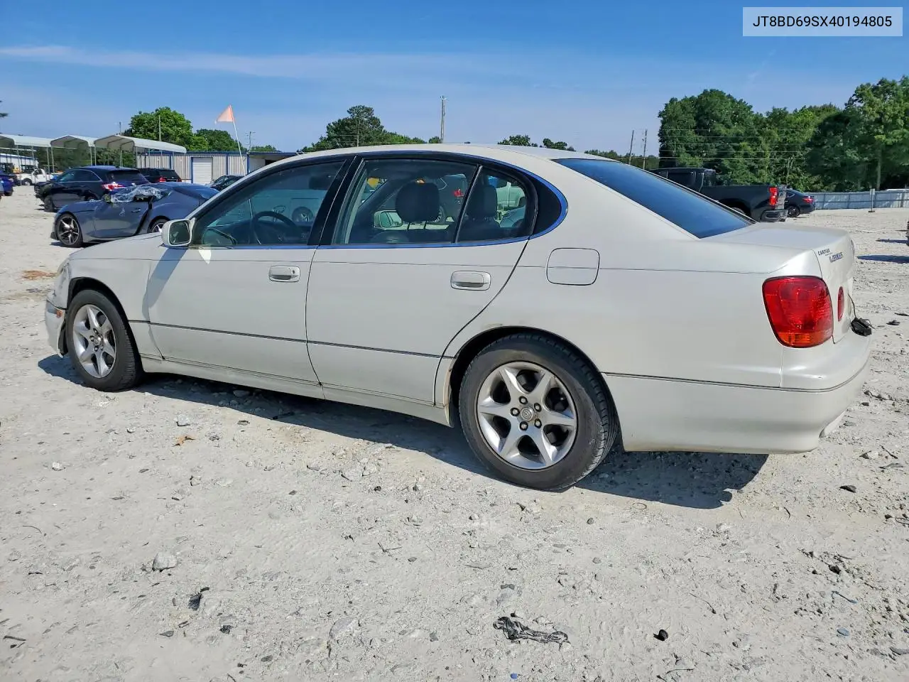 2004 Lexus Gs 300 VIN: JT8BD69SX40194805 Lot: 53200546