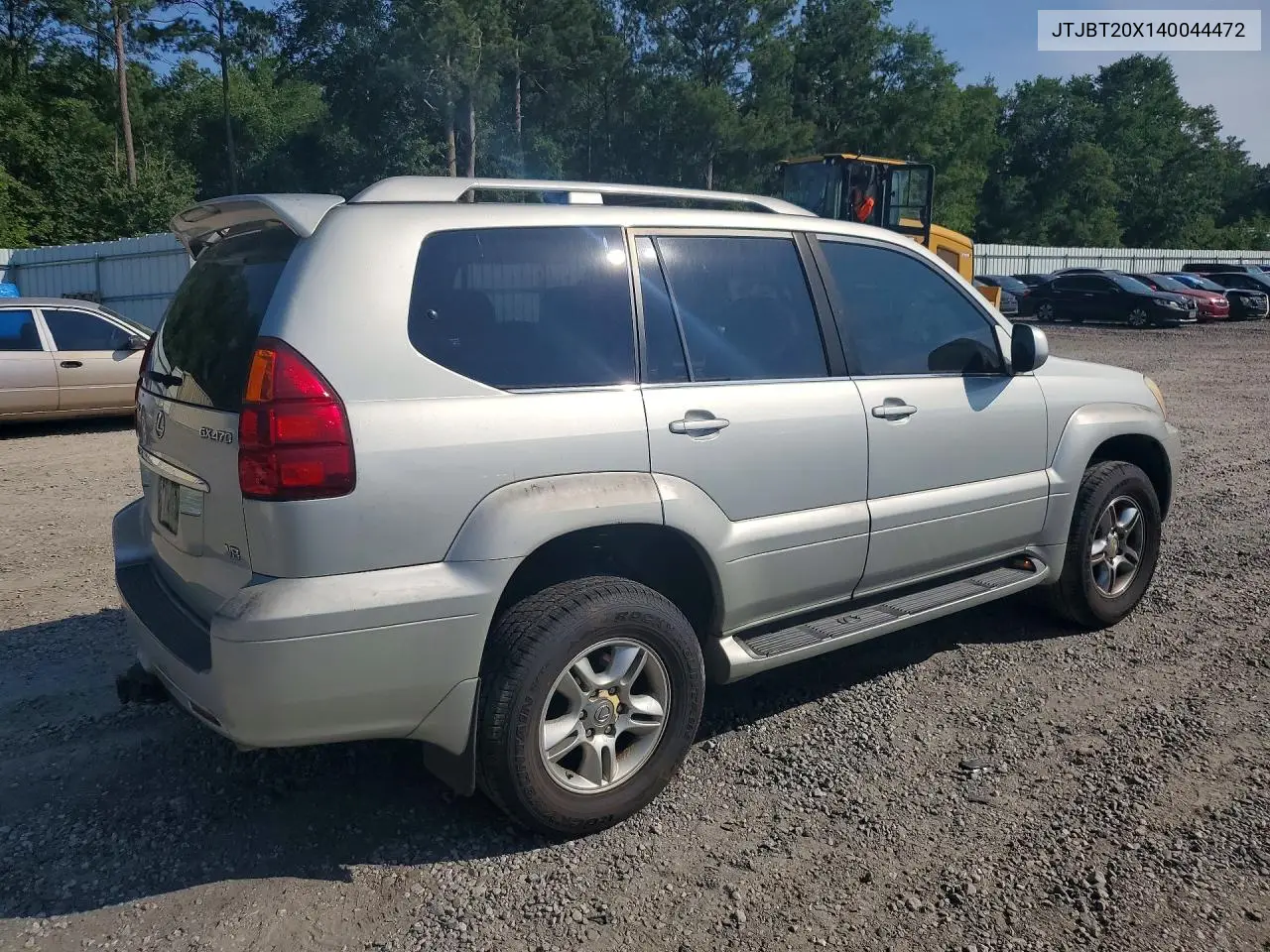 2004 Lexus Gx 470 VIN: JTJBT20X140044472 Lot: 58160226