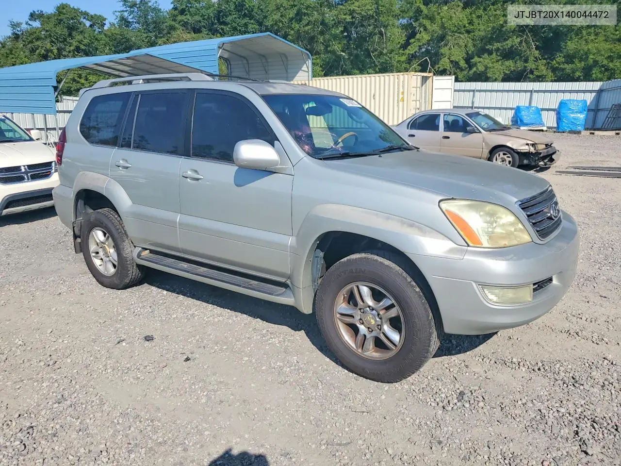 2004 Lexus Gx 470 VIN: JTJBT20X140044472 Lot: 58160226