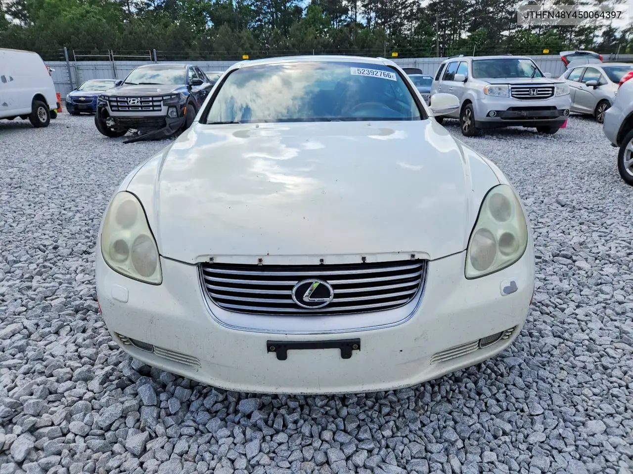 2005 Lexus Sc 430 VIN: JTHFN48Y450064397 Lot: 52392766