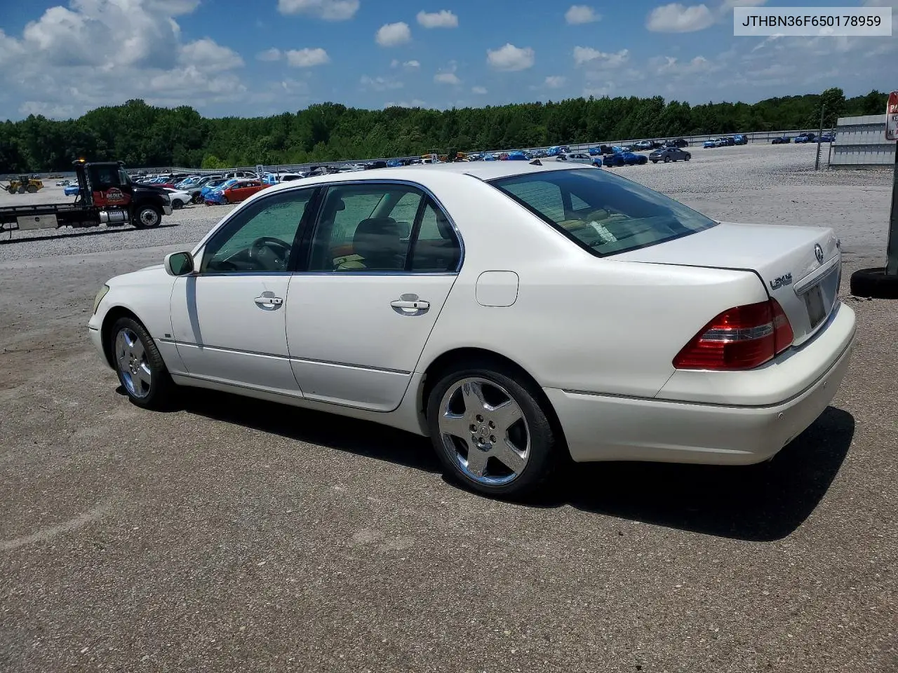 2005 Lexus Ls 430 VIN: JTHBN36F650178959 Lot: 56838076