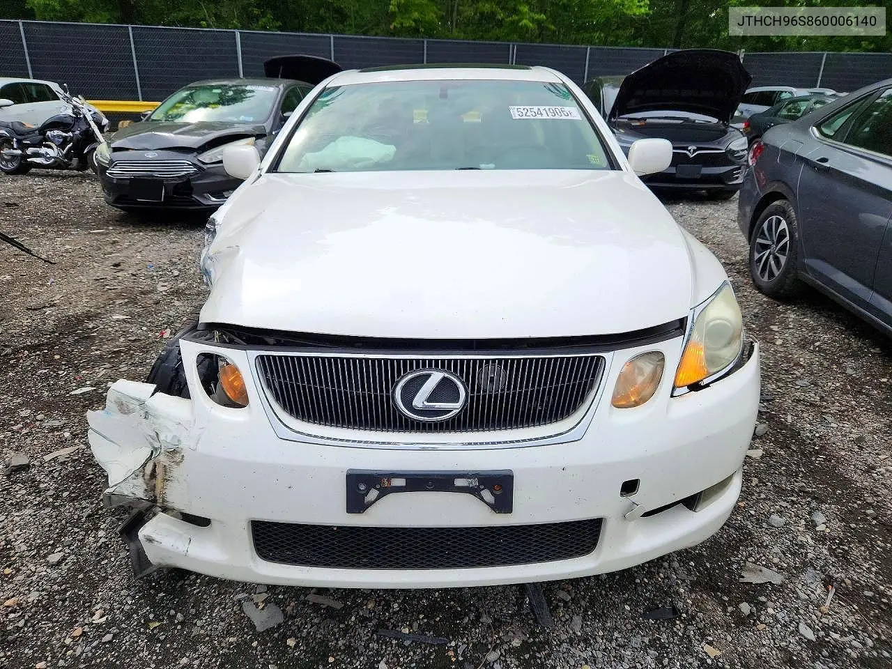 2006 Lexus Gs 300 VIN: JTHCH96S860006140 Lot: 52541906