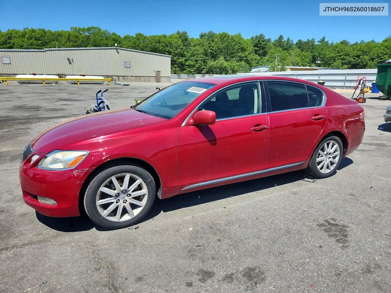 2006 Lexus Gs 300 VIN: JTHCH96S260018607 Lot: 55586586
