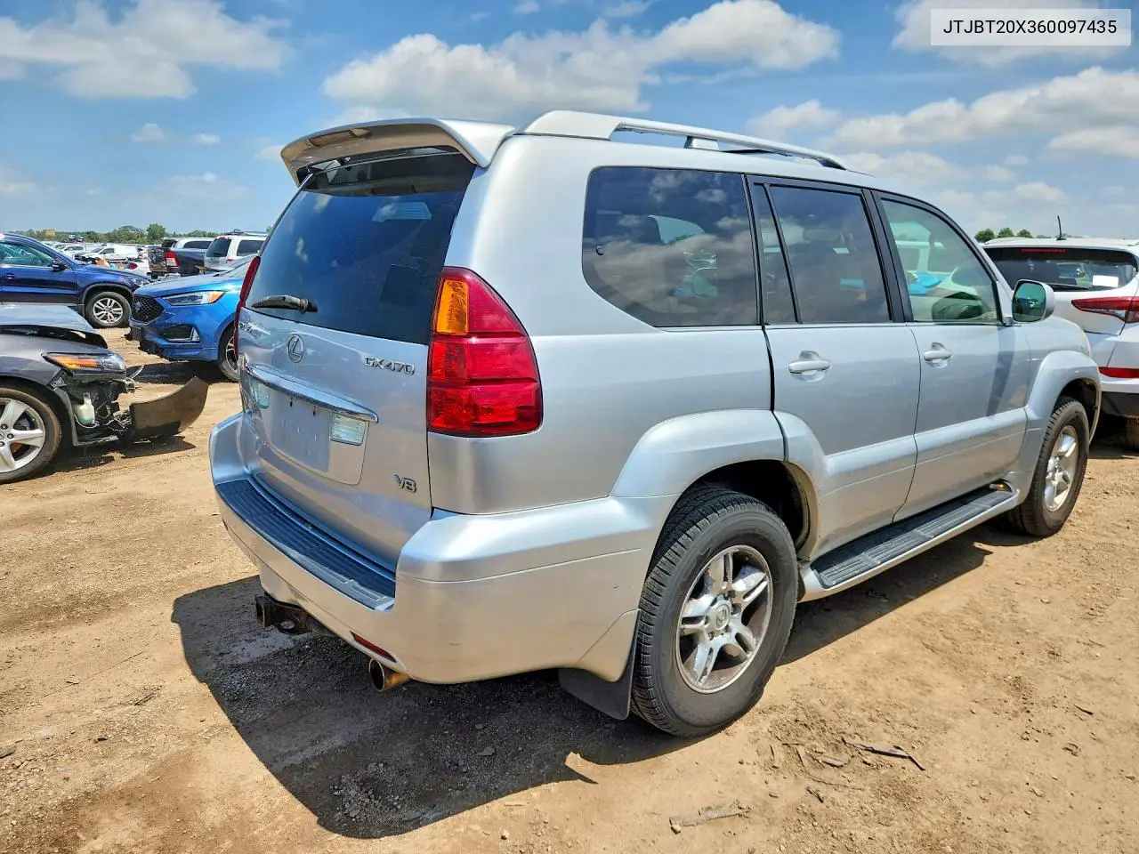2006 Lexus Gx 470 VIN: JTJBT20X360097435 Lot: 56902496