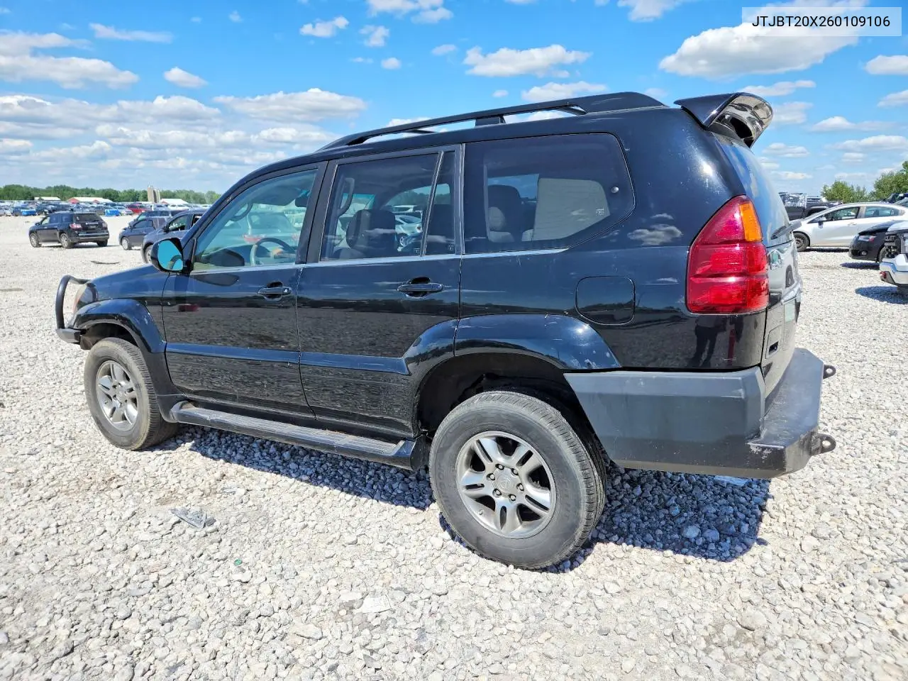 2006 Lexus Gx 470 VIN: JTJBT20X260109106 Lot: 58399336
