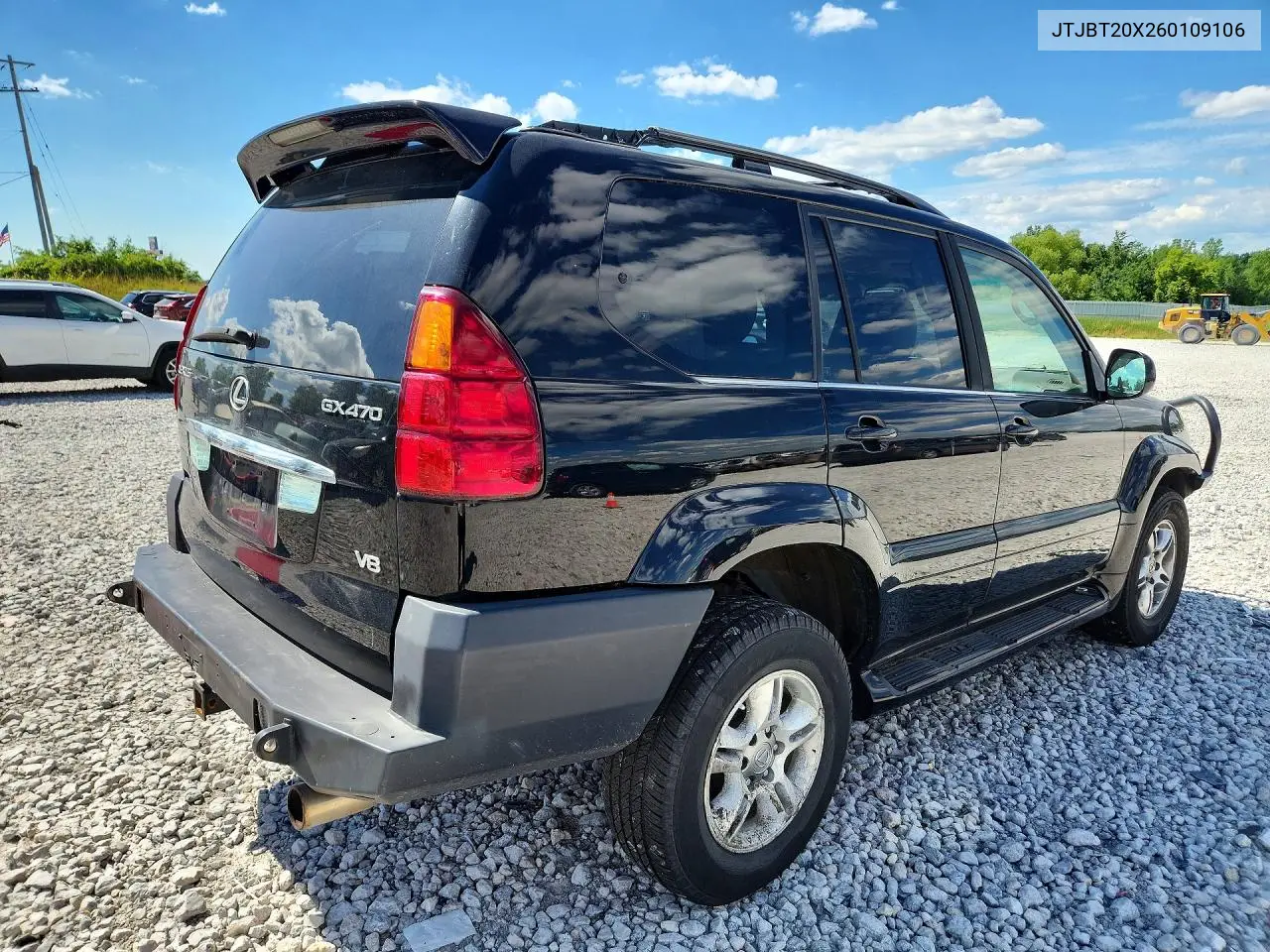 2006 Lexus Gx 470 VIN: JTJBT20X260109106 Lot: 58399336