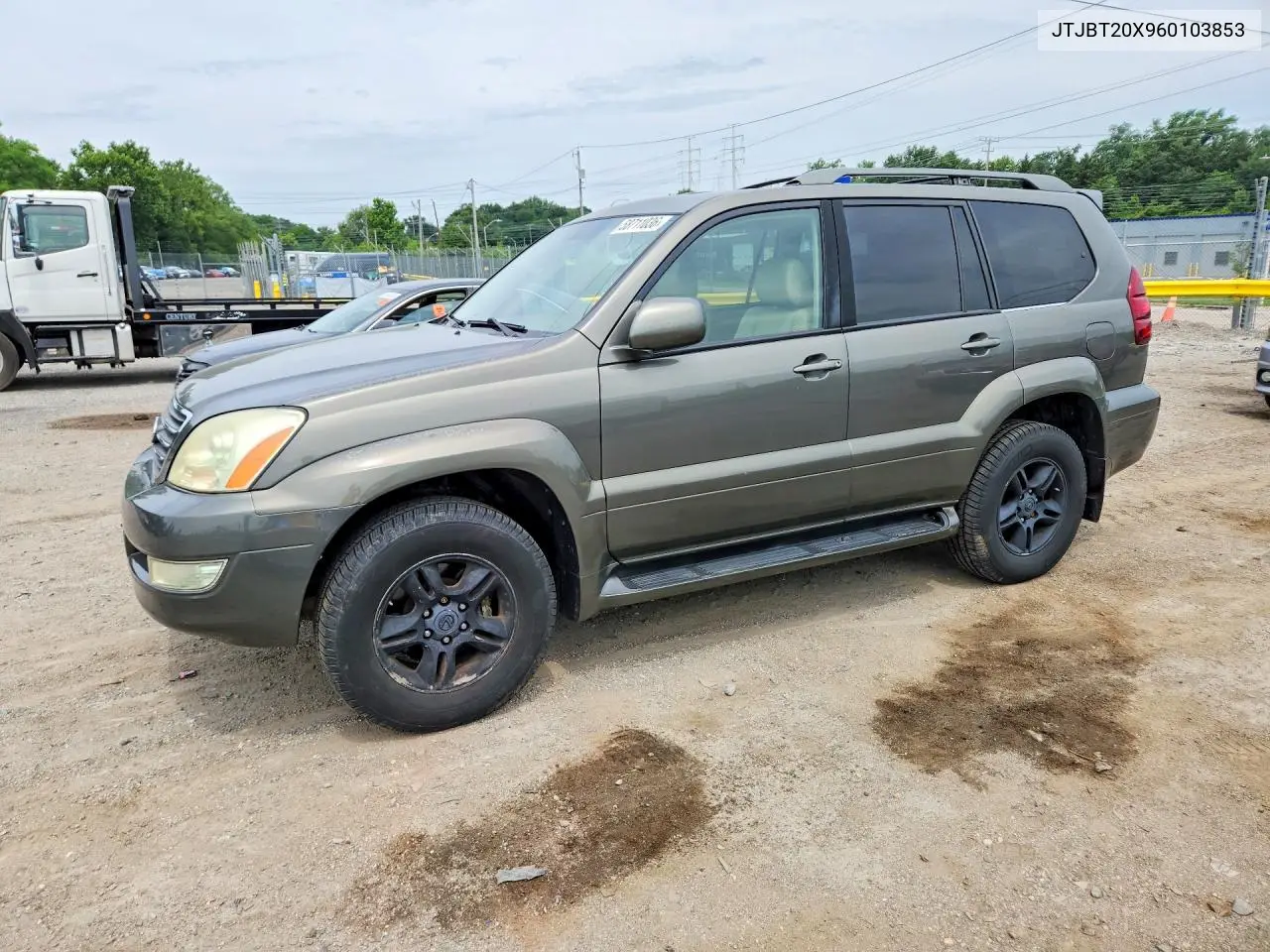 2006 Lexus Gx 470 VIN: JTJBT20X960103853 Lot: 58711036