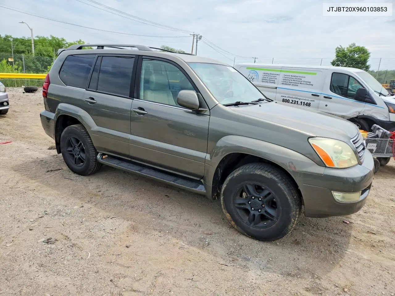 2006 Lexus Gx 470 VIN: JTJBT20X960103853 Lot: 58711036