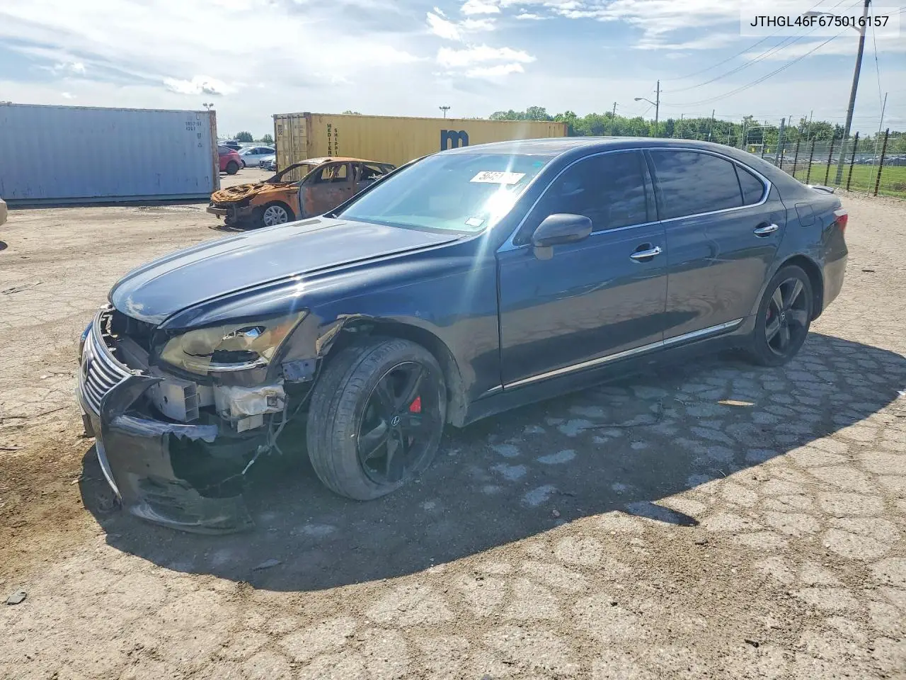 2007 Lexus Ls 460L VIN: JTHGL46F675016157 Lot: 56451396