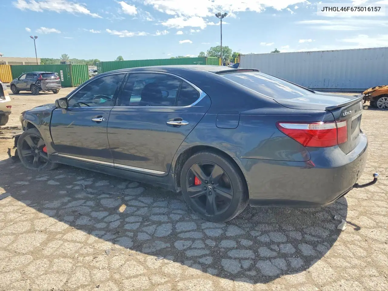 2007 Lexus Ls 460L VIN: JTHGL46F675016157 Lot: 56451396