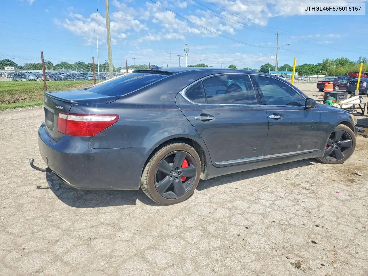 2007 Lexus Ls 460L VIN: JTHGL46F675016157 Lot: 56451396