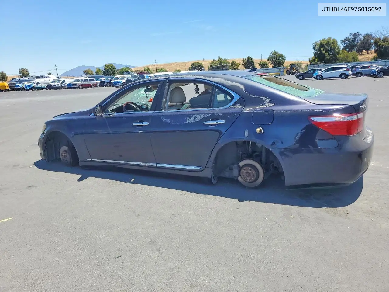 2007 Lexus Ls 460 VIN: JTHBL46F975015692 Lot: 56841996