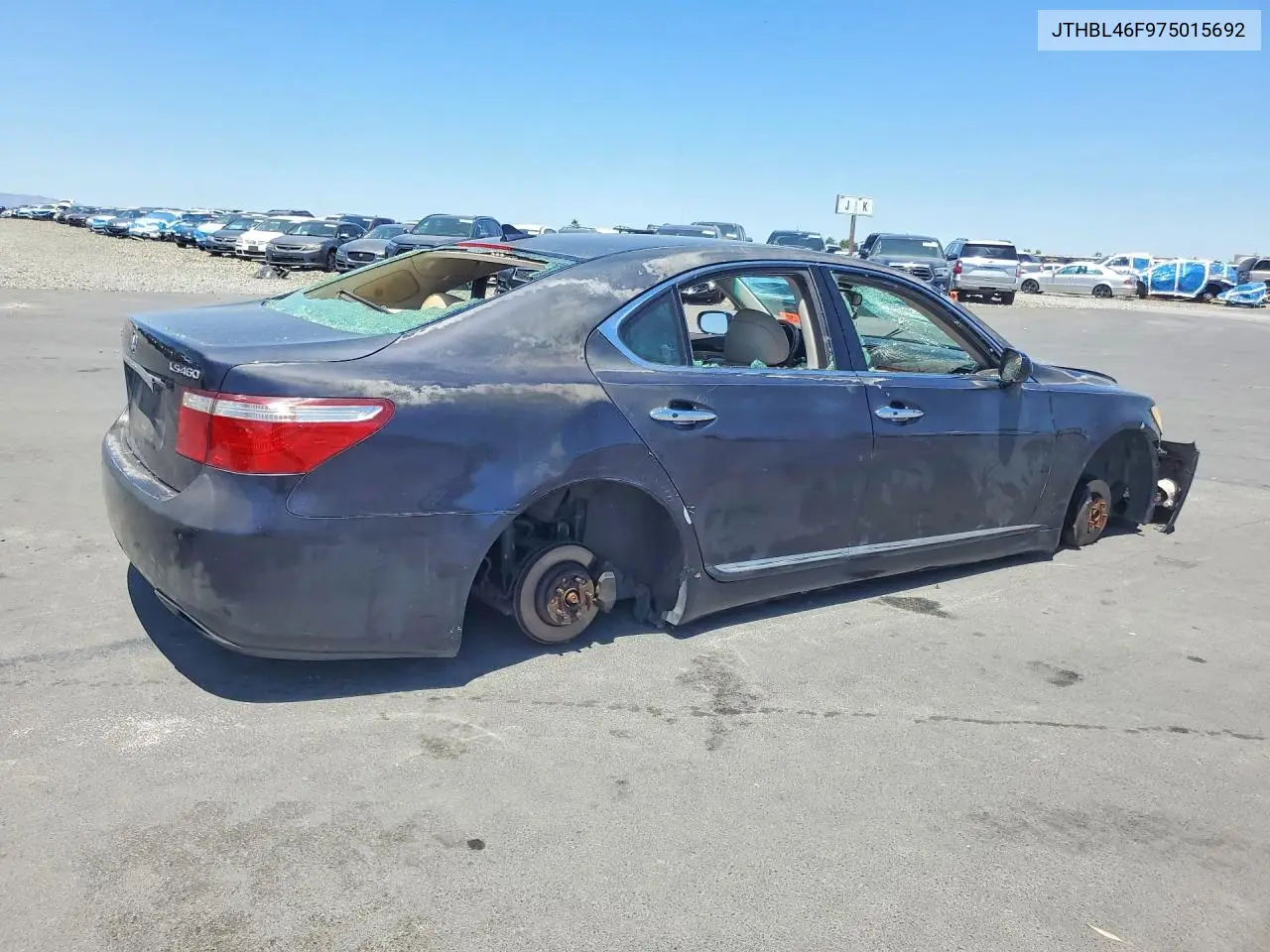 2007 Lexus Ls 460 VIN: JTHBL46F975015692 Lot: 56841996