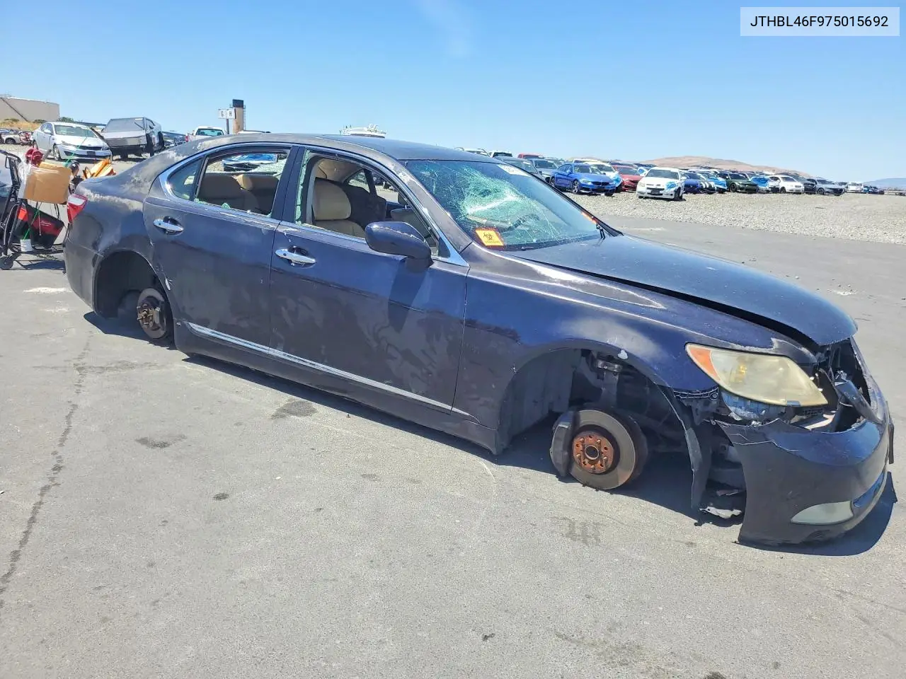 2007 Lexus Ls 460 VIN: JTHBL46F975015692 Lot: 56841996