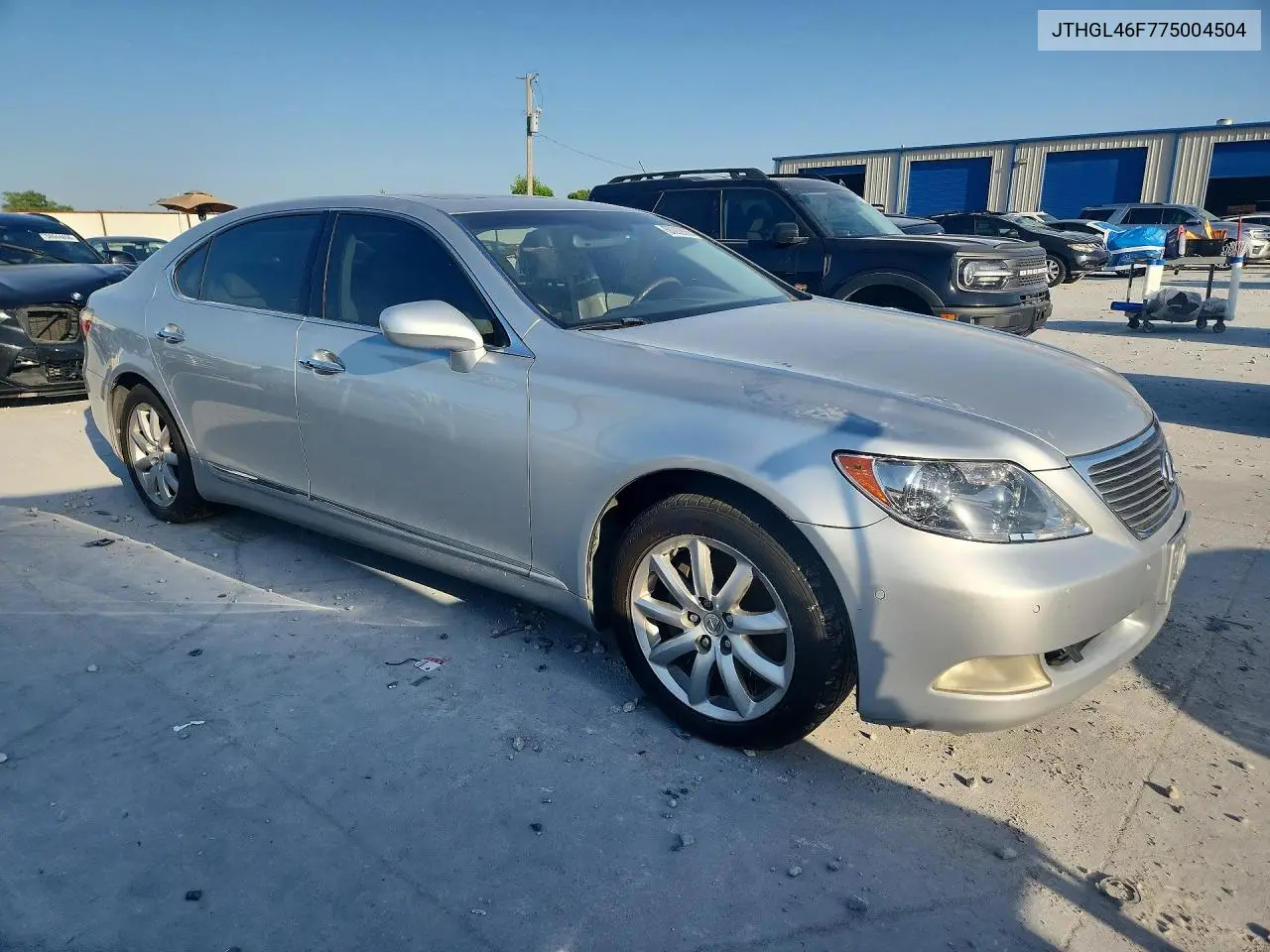 2007 Lexus Ls 460L VIN: JTHGL46F775004504 Lot: 57202666
