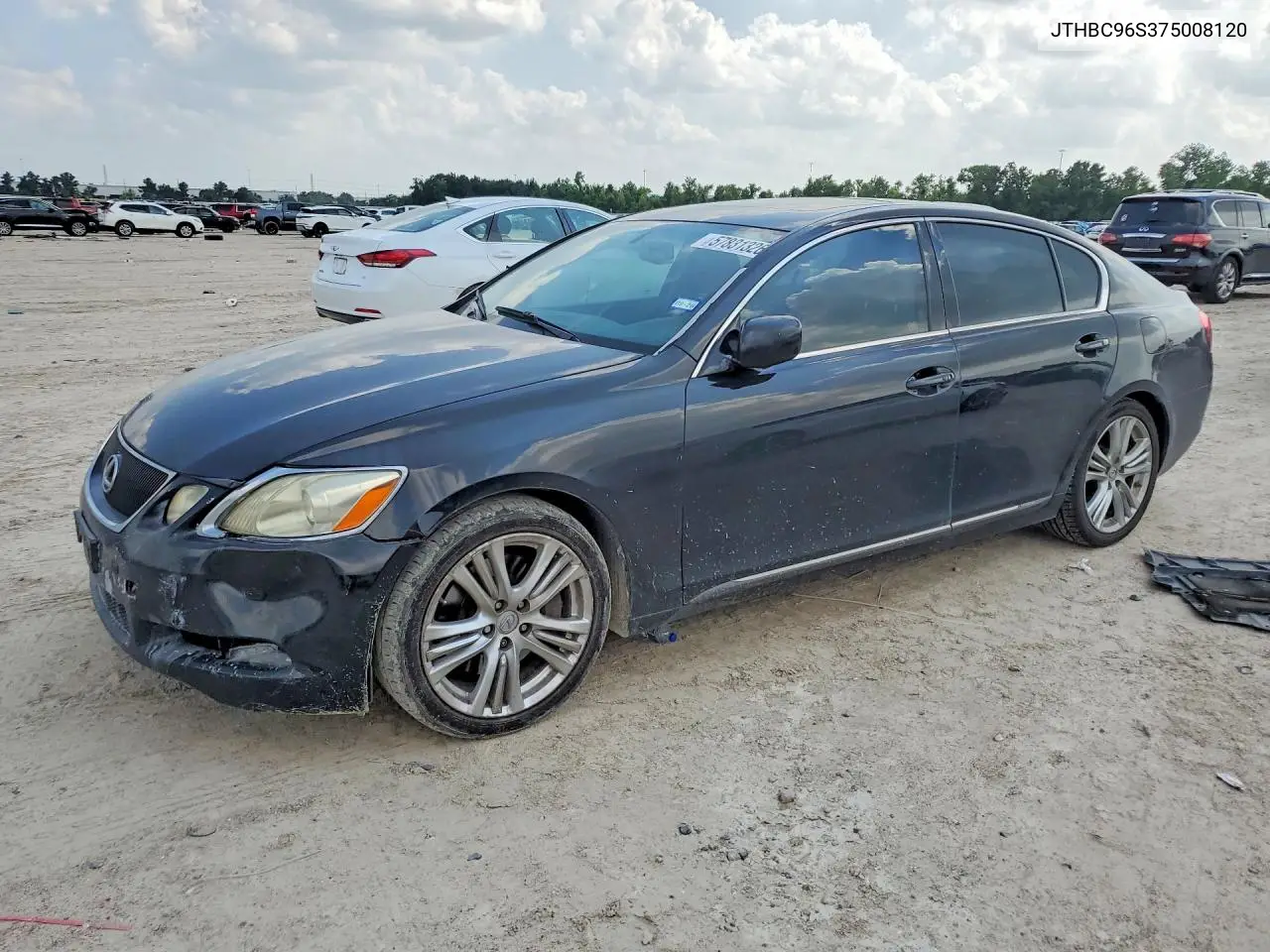 2007 Lexus Gs 450H VIN: JTHBC96S375008120 Lot: 57831326