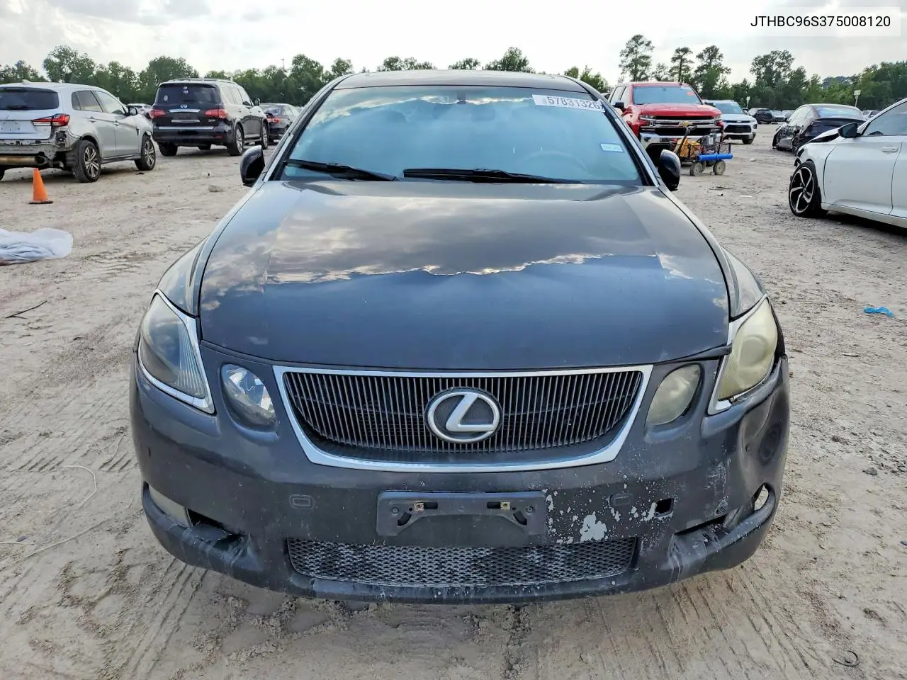2007 Lexus Gs 450H VIN: JTHBC96S375008120 Lot: 57831326