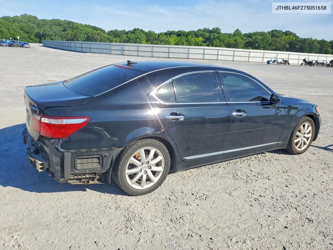 2007 Lexus Ls 460 VIN: JTHBL46F275051658 Lot: 58036326