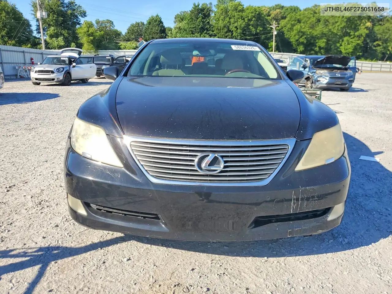 2007 Lexus Ls 460 VIN: JTHBL46F275051658 Lot: 58036326