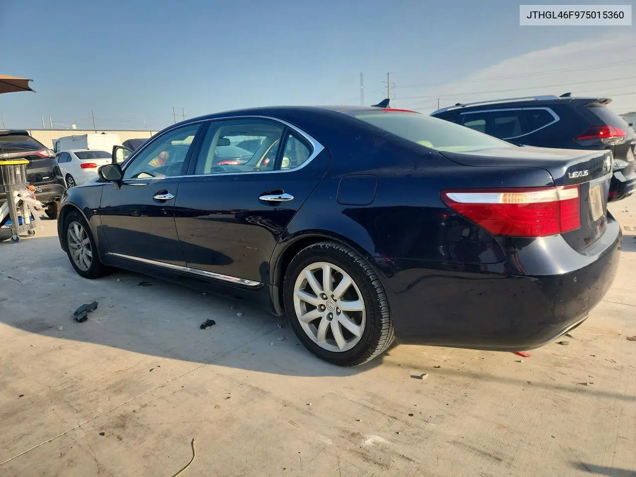 2007 Lexus Ls 460L VIN: JTHGL46F975015360 Lot: 58147366