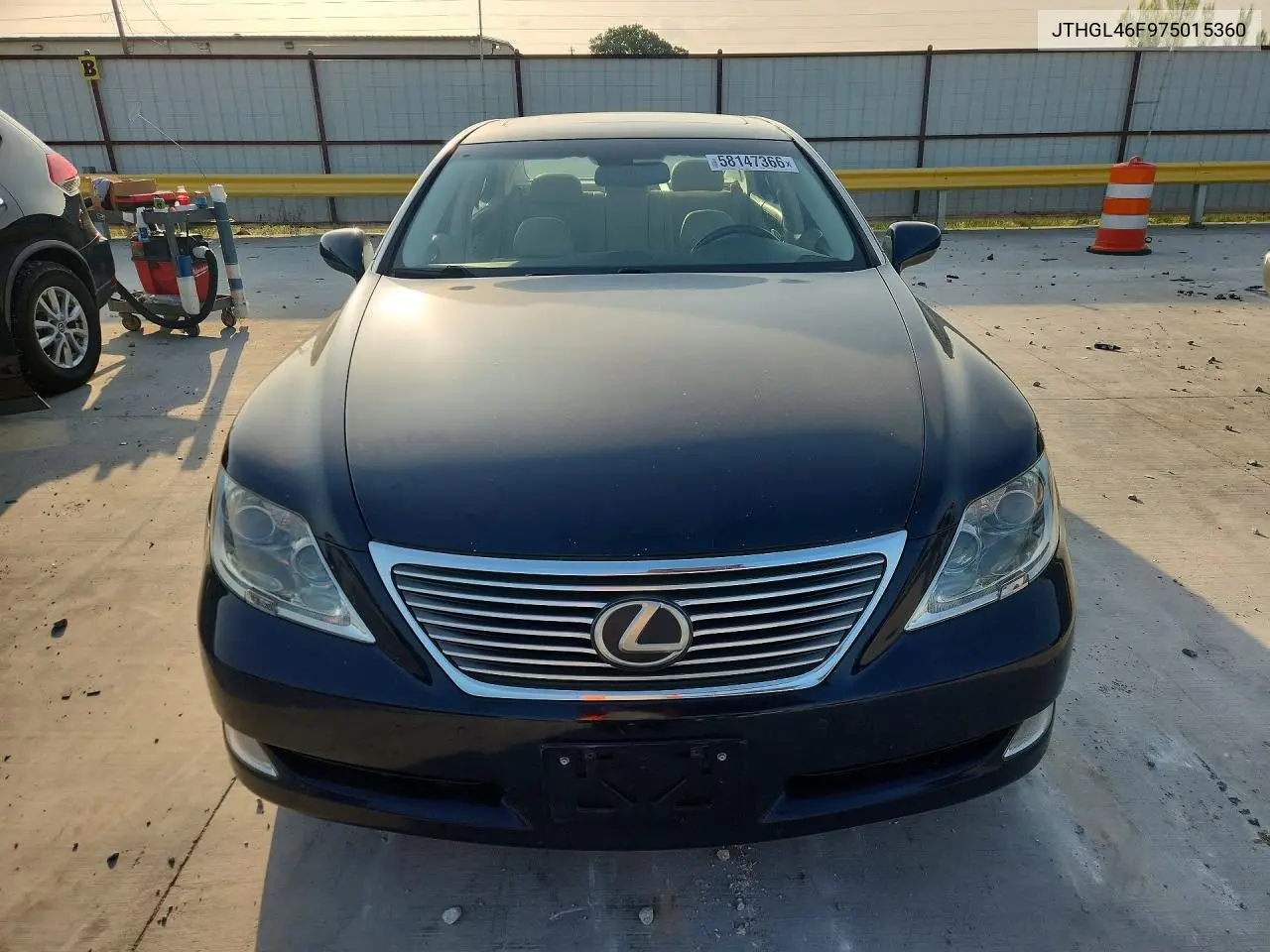 2007 Lexus Ls 460L VIN: JTHGL46F975015360 Lot: 58147366