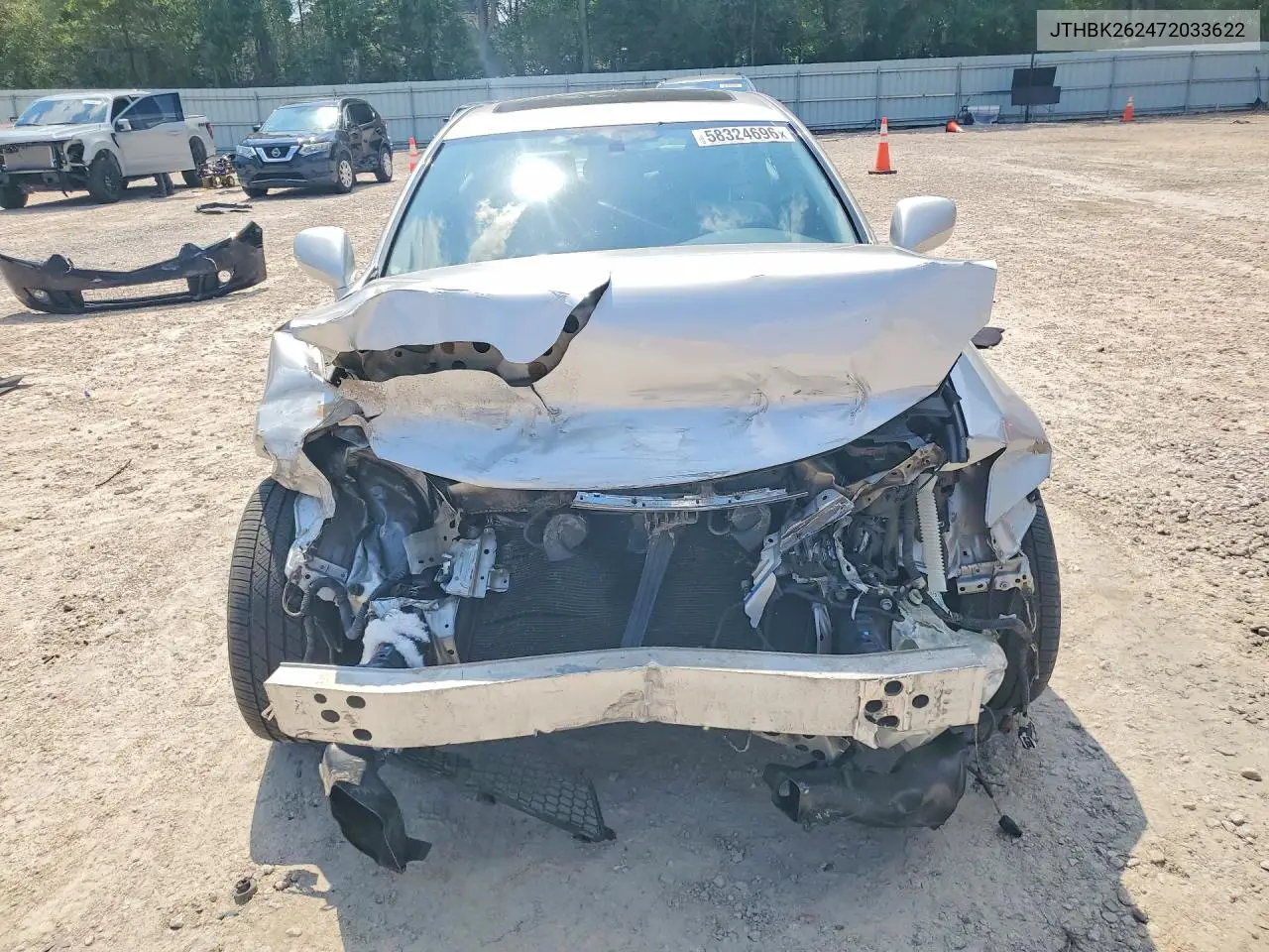 2007 Lexus Is 250 VIN: JTHBK262472033622 Lot: 58324696