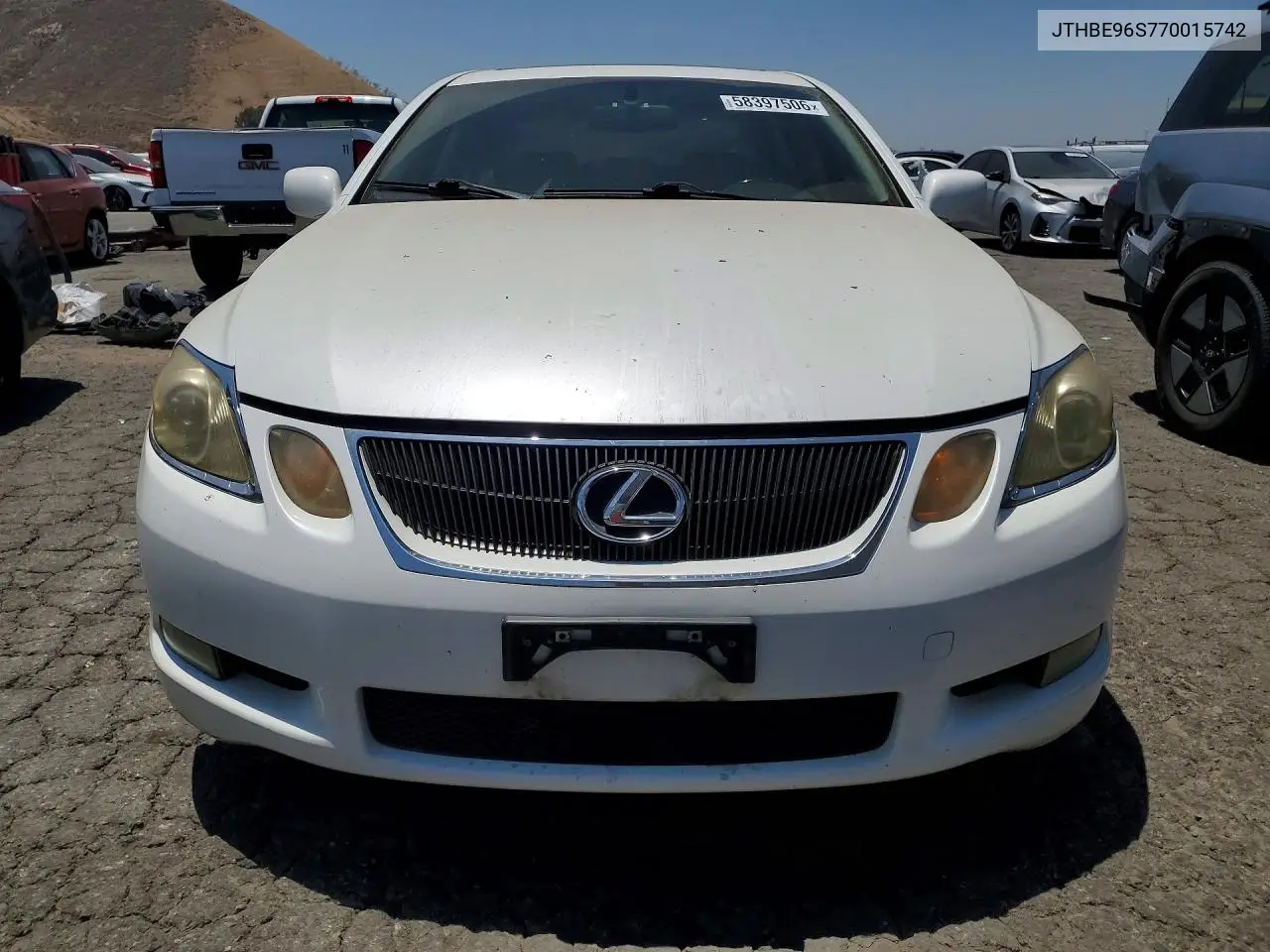 2007 Lexus Gs 350 VIN: JTHBE96S770015742 Lot: 58397506