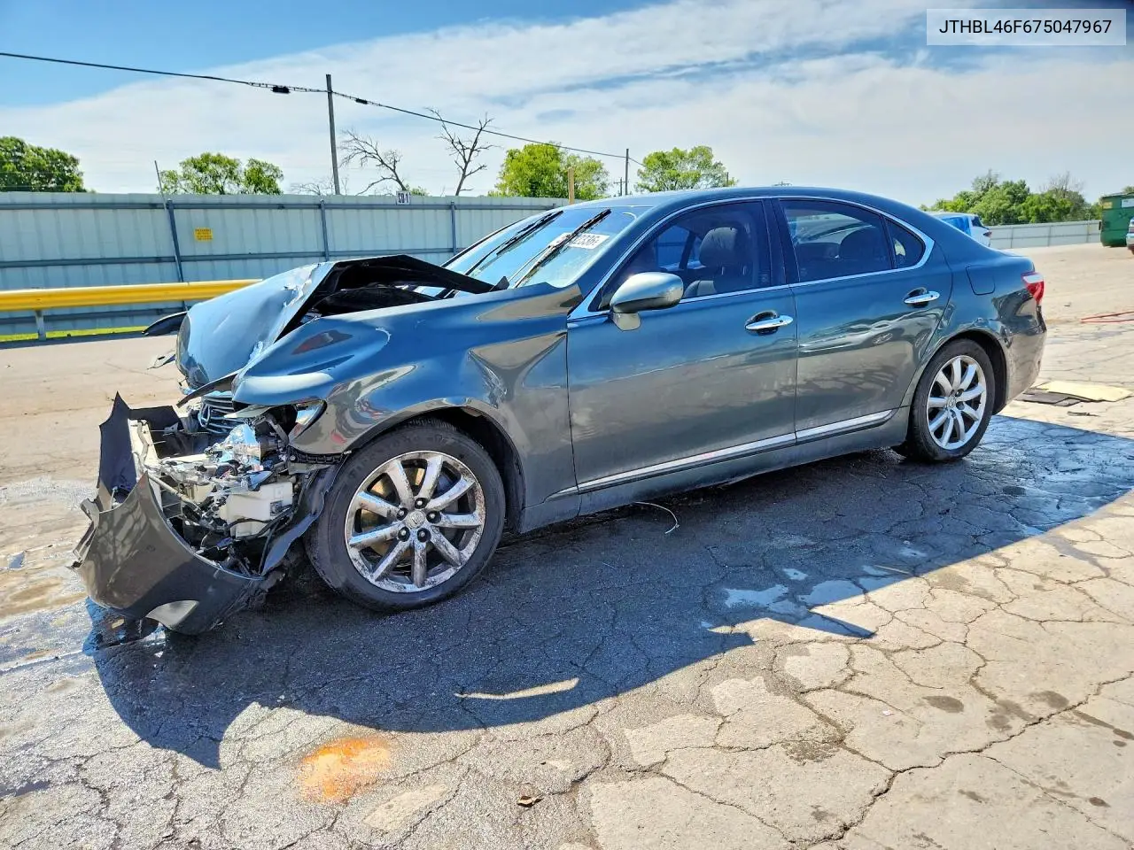 2007 Lexus Ls 460 VIN: JTHBL46F675047967 Lot: 58432336