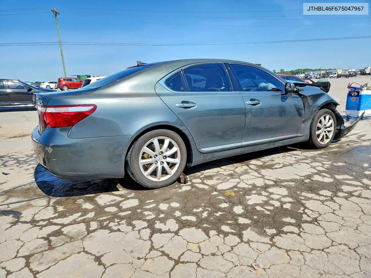 2007 Lexus Ls 460 VIN: JTHBL46F675047967 Lot: 58432336