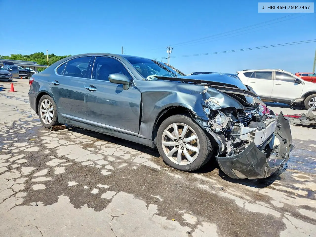 2007 Lexus Ls 460 VIN: JTHBL46F675047967 Lot: 58432336