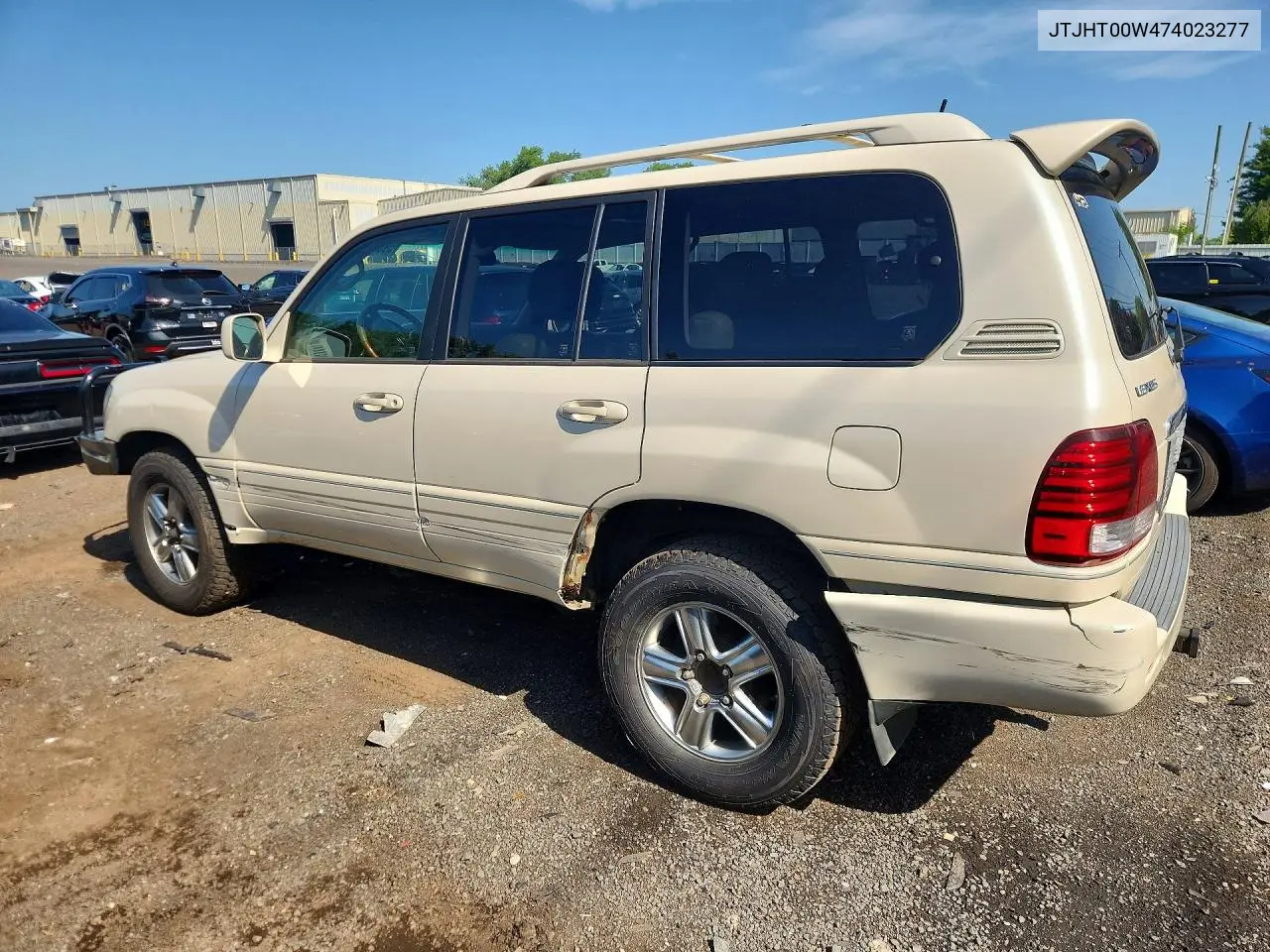 2007 Lexus Lx 470 VIN: JTJHT00W474023277 Lot: 59355256