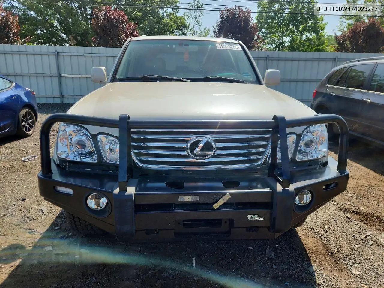 2007 Lexus Lx 470 VIN: JTJHT00W474023277 Lot: 59355256