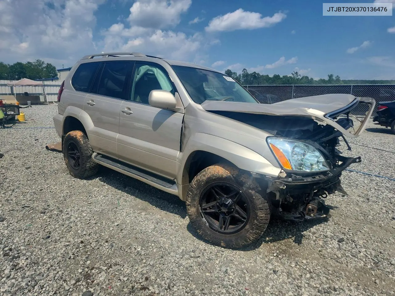 2007 Lexus Gx 470 VIN: JTJBT20X370136476 Lot: 59636636