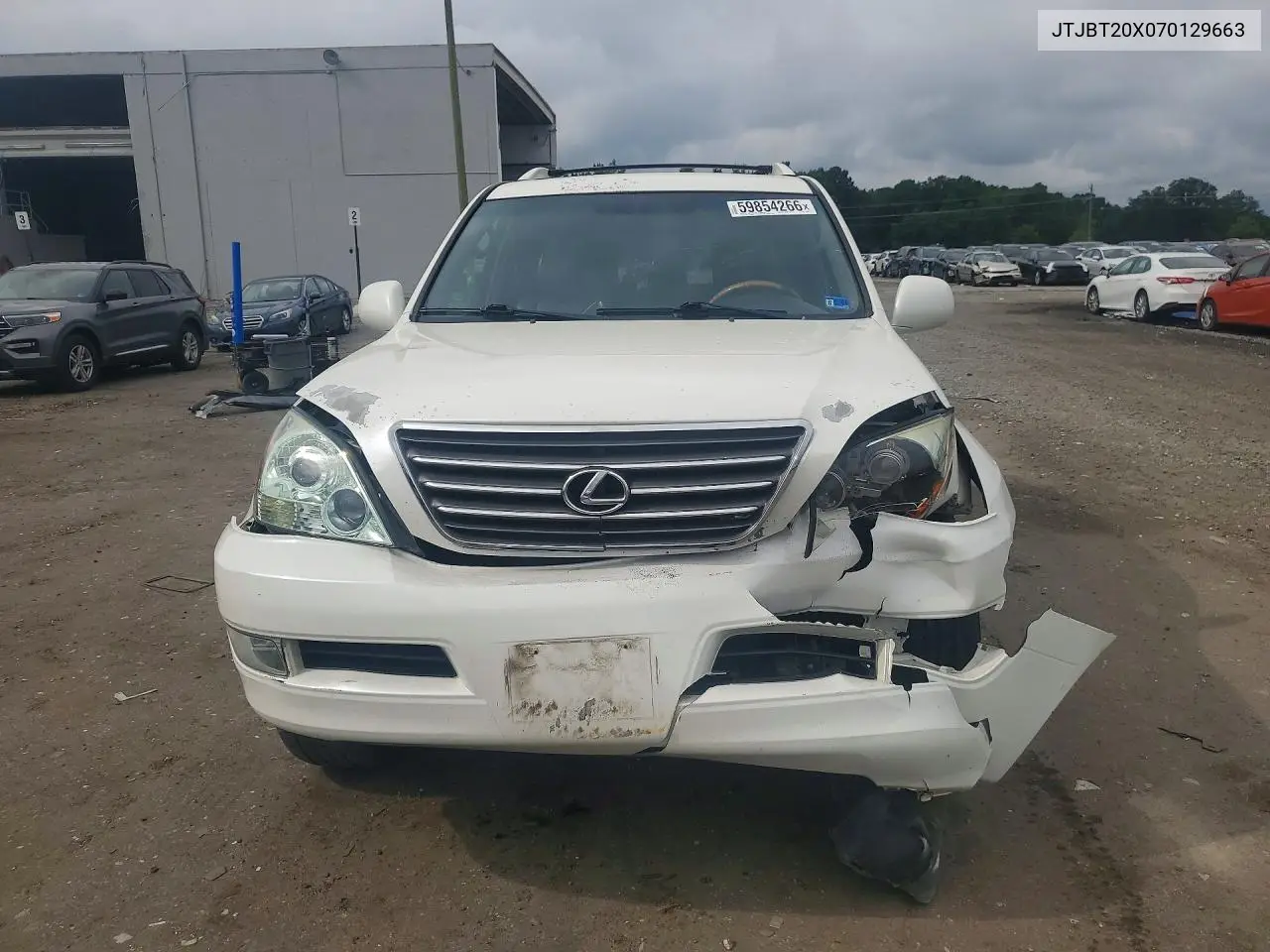 2007 Lexus Gx 470 VIN: JTJBT20X070129663 Lot: 59854266