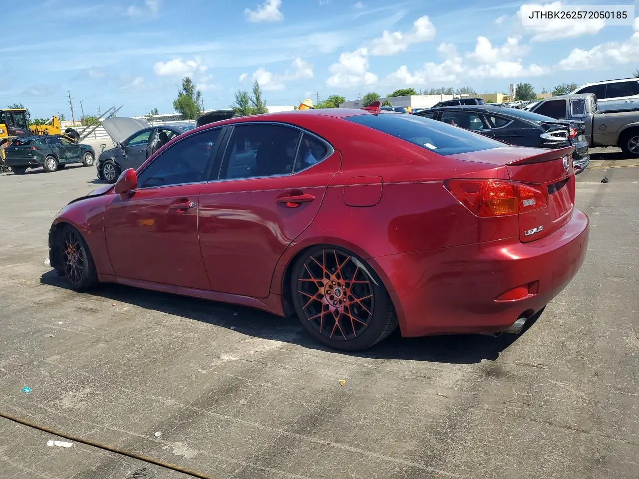 2007 Lexus Is 250 Base VIN: JTHBK262572050185 Lot: 62157916