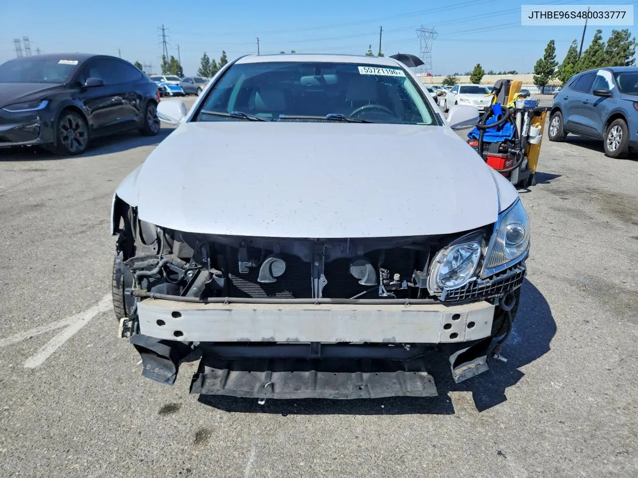 2008 Lexus Gs 350 VIN: JTHBE96S480033777 Lot: 55721196
