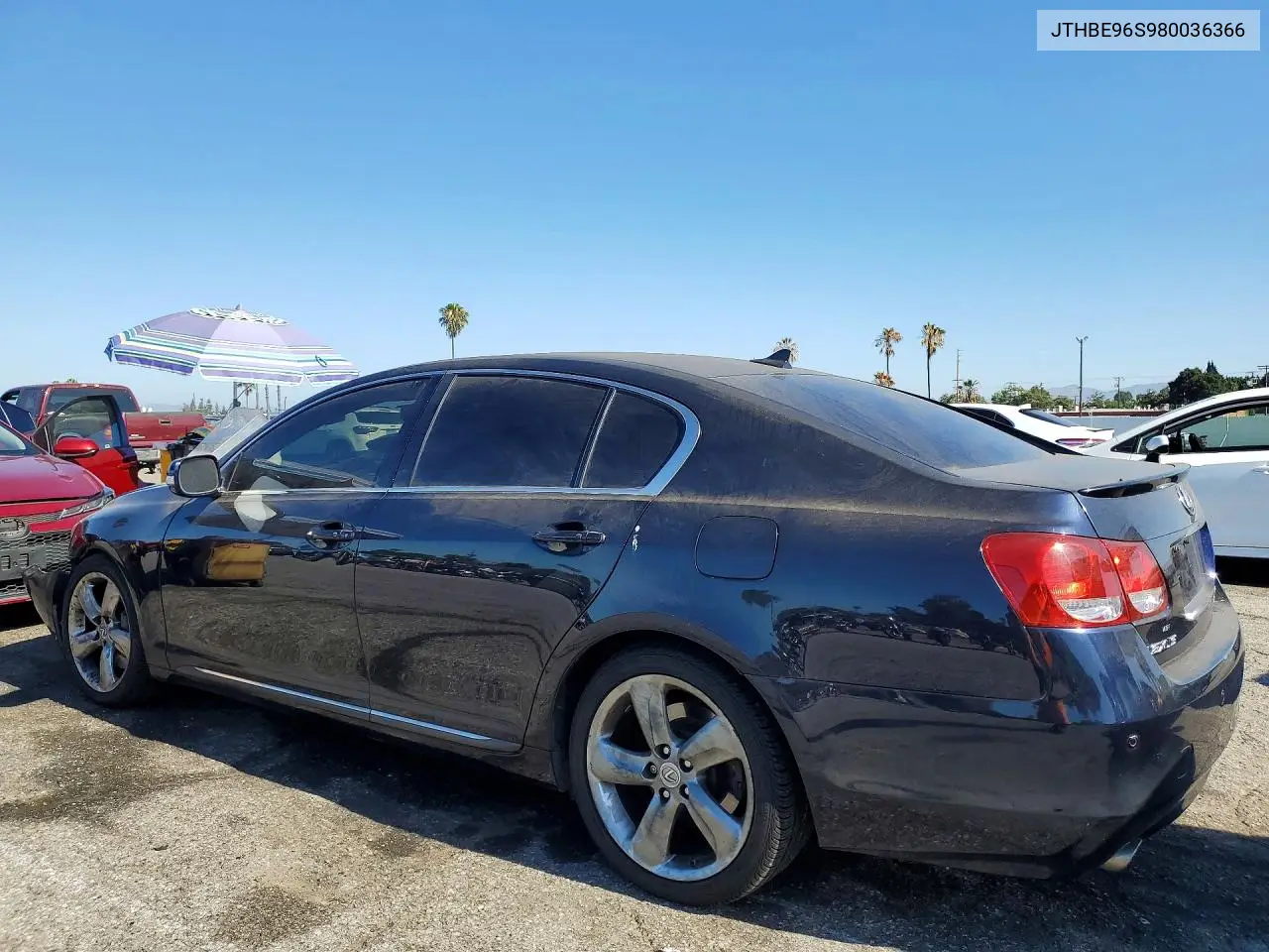 2008 Lexus Gs 350 VIN: JTHBE96S980036366 Lot: 57268096