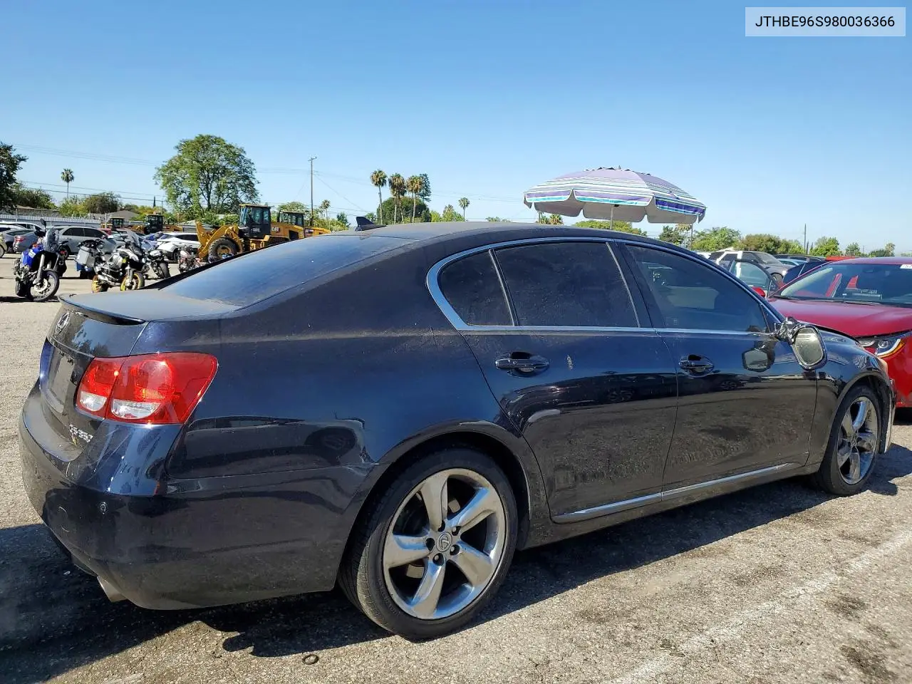 2008 Lexus Gs 350 VIN: JTHBE96S980036366 Lot: 57268096