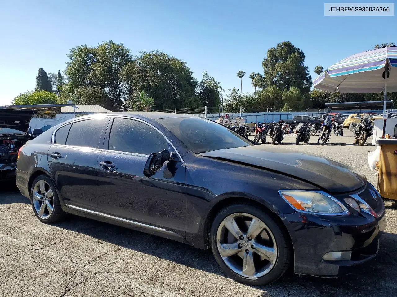 2008 Lexus Gs 350 VIN: JTHBE96S980036366 Lot: 57268096