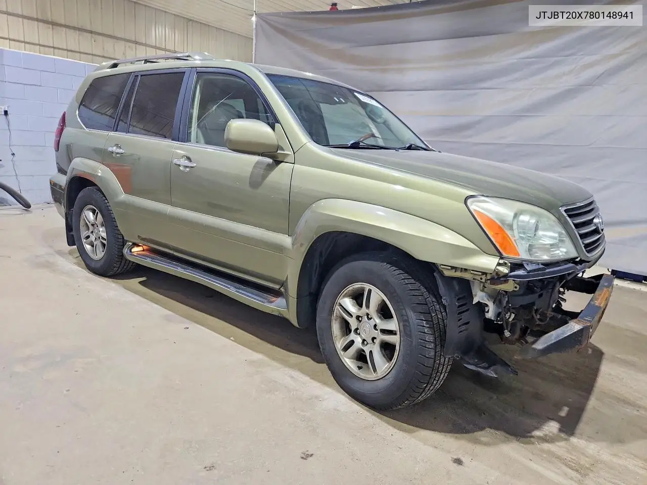 2008 Lexus Gx 470 VIN: JTJBT20X780148941 Lot: 57293816