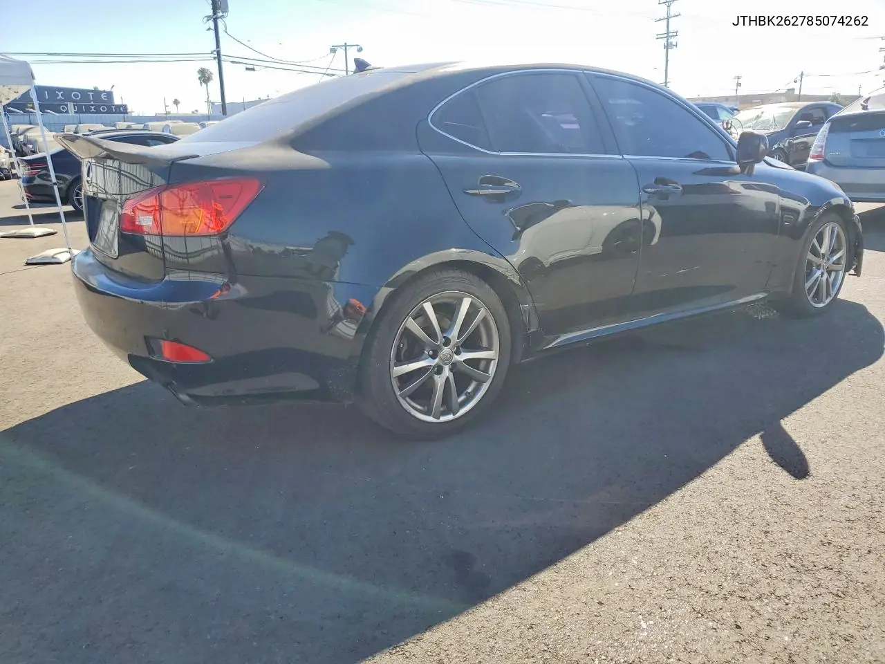2008 Lexus Is 250 VIN: JTHBK262785074262 Lot: 57387496