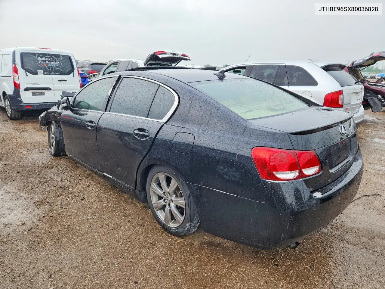 2008 Lexus Gs 350 VIN: JTHBE96SX80036828 Lot: 58617576