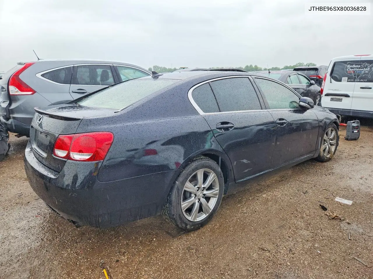 2008 Lexus Gs 350 VIN: JTHBE96SX80036828 Lot: 58617576