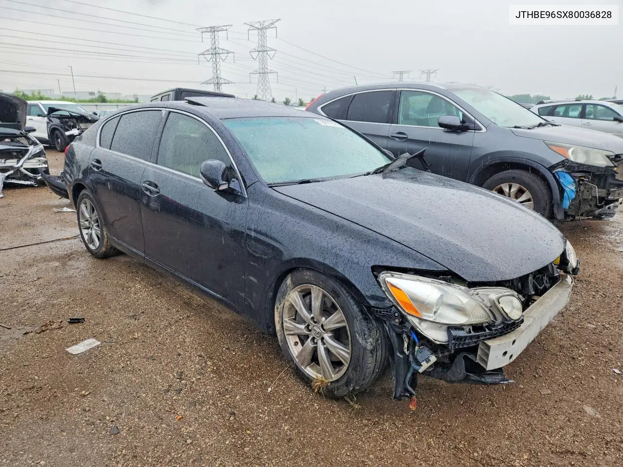 2008 Lexus Gs 350 VIN: JTHBE96SX80036828 Lot: 58617576