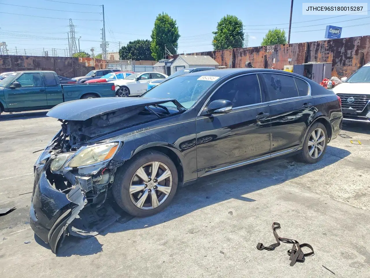 2008 Lexus Gs 350 VIN: JTHCE96S180015287 Lot: 59643846