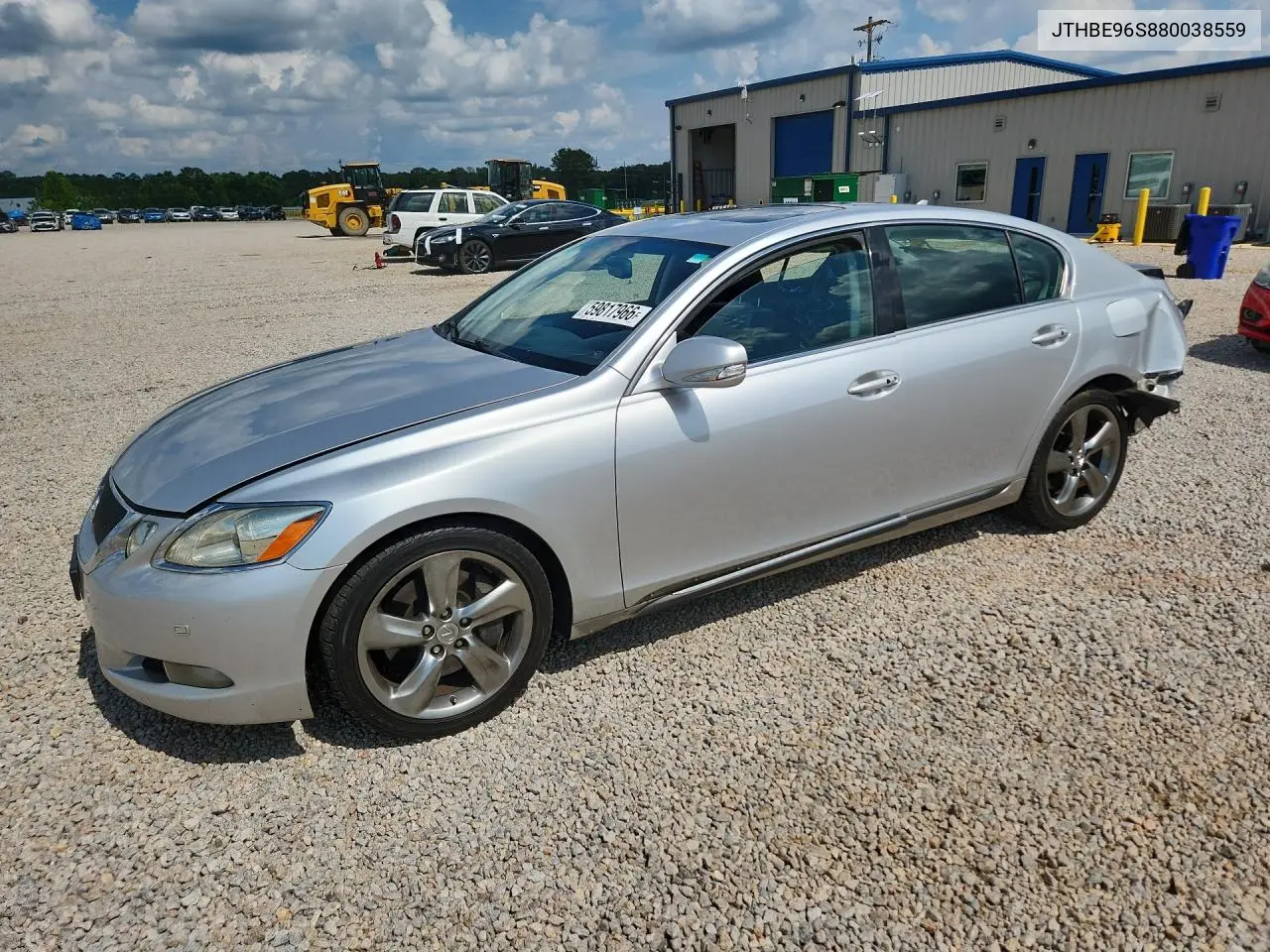 2008 Lexus Gs 350 VIN: JTHBE96S880038559 Lot: 59817966
